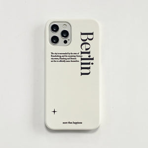 [MOMO CASE] 518 Berlin(크림) Phone Case