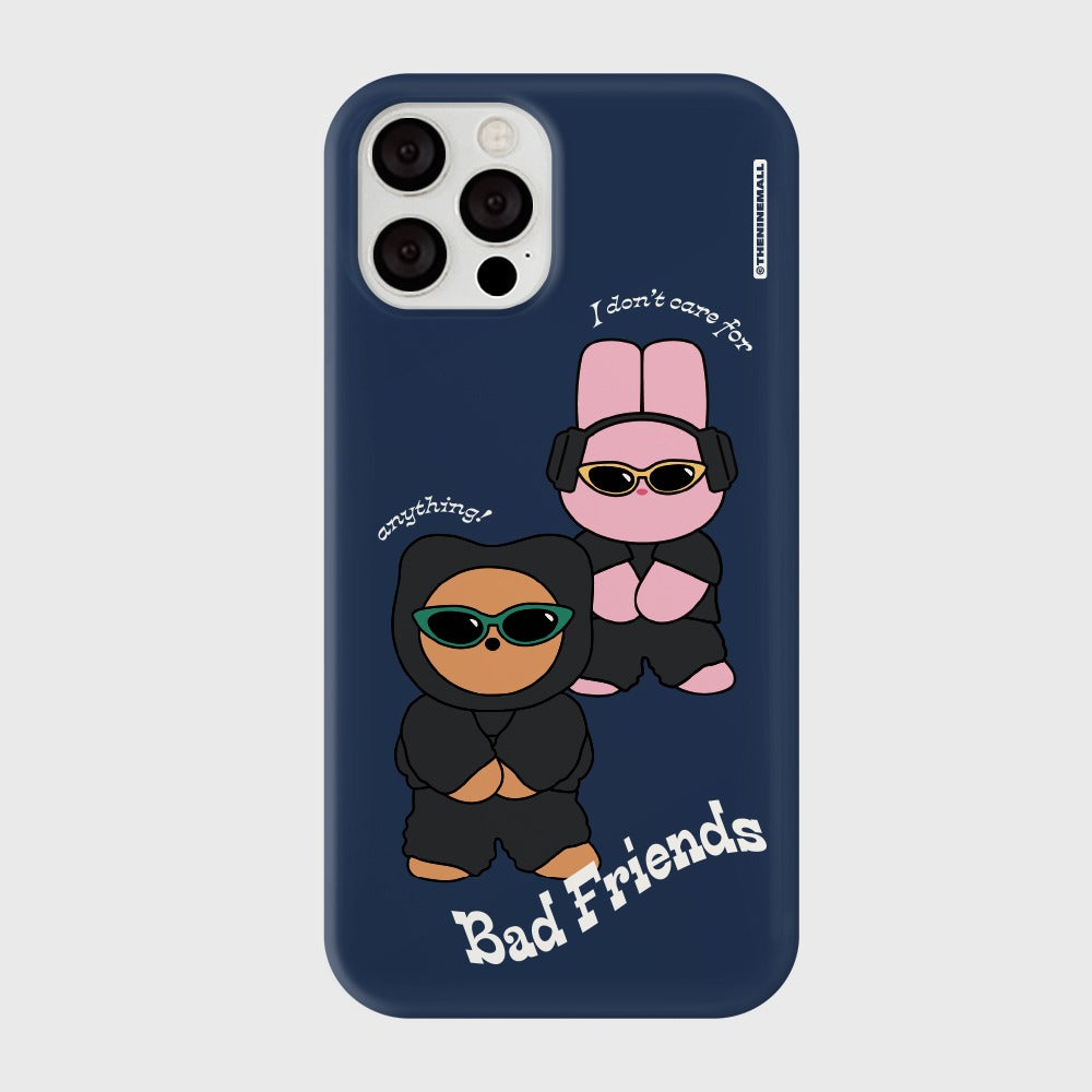 [THENINEMALL] Bad Friends Hard Phone Case (2 types)