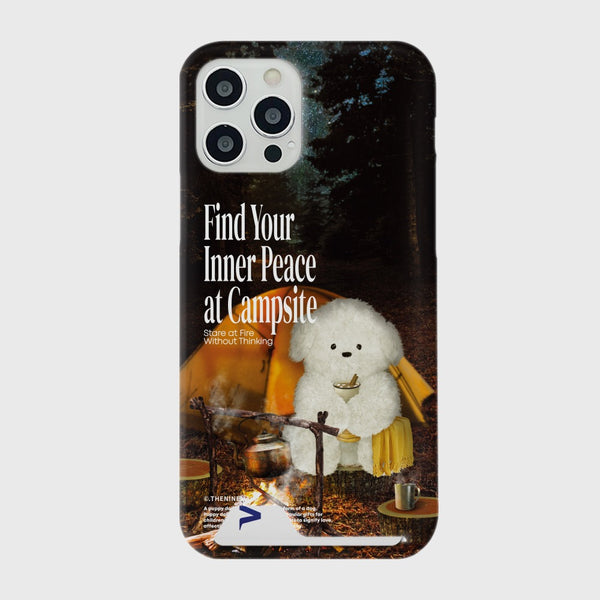 [THENINEMALL] Photo Camping Ppokku Hard Phone Case (2 types)