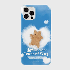 [THENINEMALL] Gummy Cloud Inner Peace Hard Phone Case (2 types)