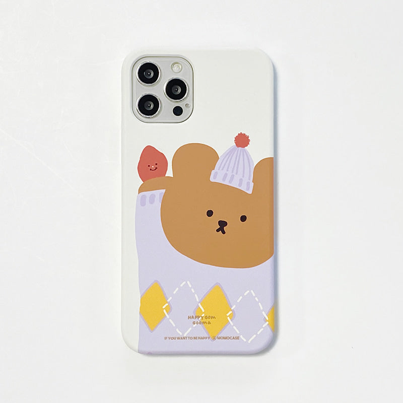 [MOMO CASE] 498 해피곰구마 Phone Case