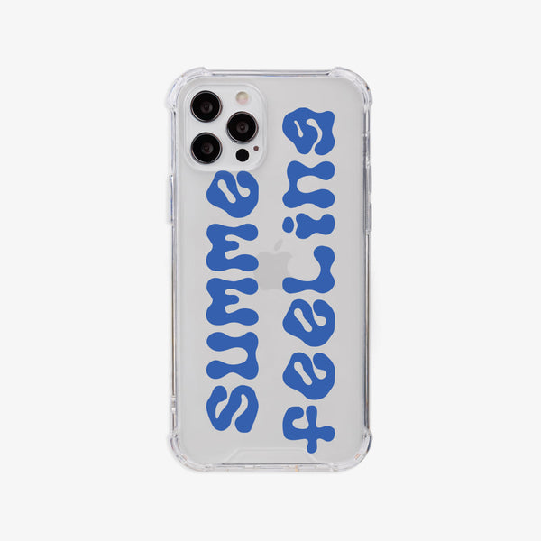 [Mademoment] Summer Feeling Lettering Design Clear Phone Case (4 Types)