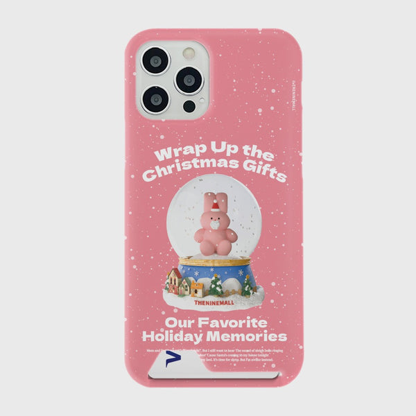 [THENINEMALL] Windy Snowball Hard Phone Case (2 types)