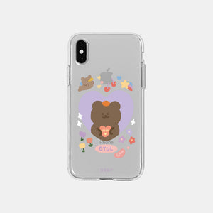 [DEEPING CASE] 천사귤곰 Jelly Case (Purple)