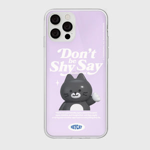 [THENINEMALL] Shy Hey Cat Mirror Phone Case