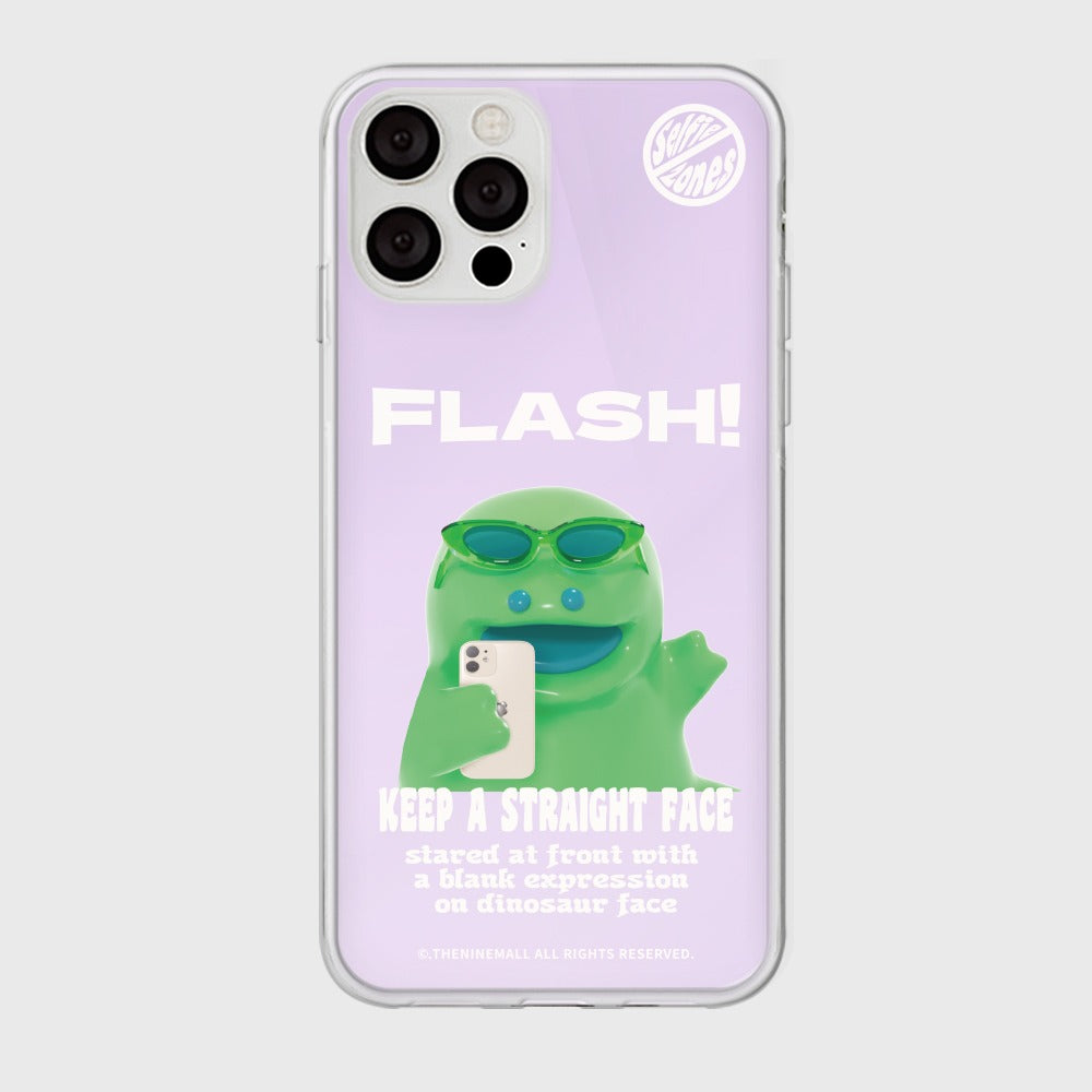 [THENINEMALL] Raptor Basic Flash Mirror Phone Case