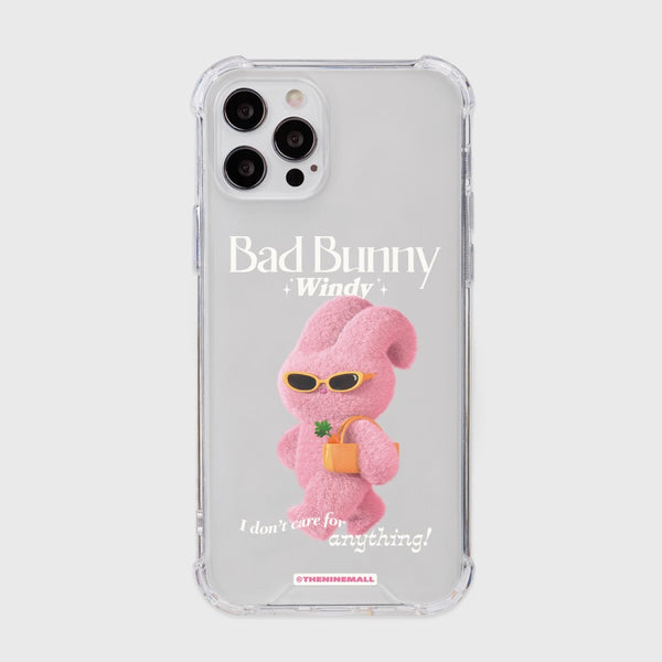 [THENINEMALL] Bad Windy Clear Phone Case (3 types)