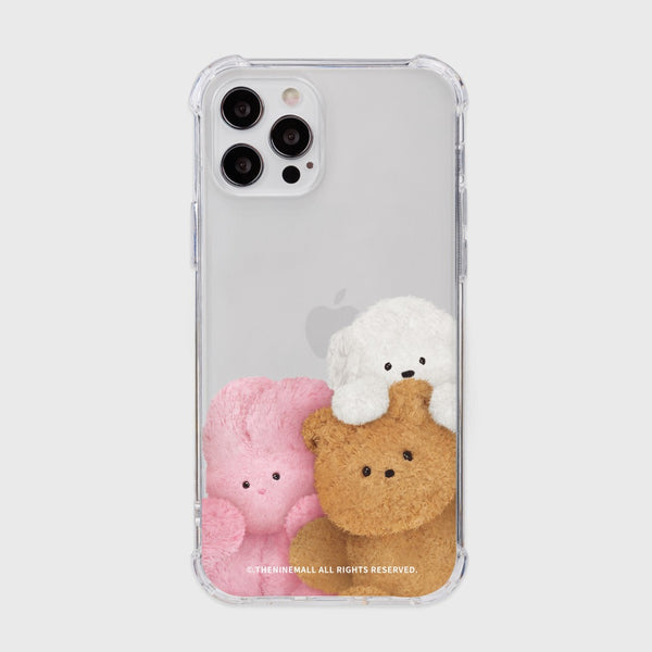 [THENINEMALL] 스냅 프렌즈 Clear Phone Case (3 types)