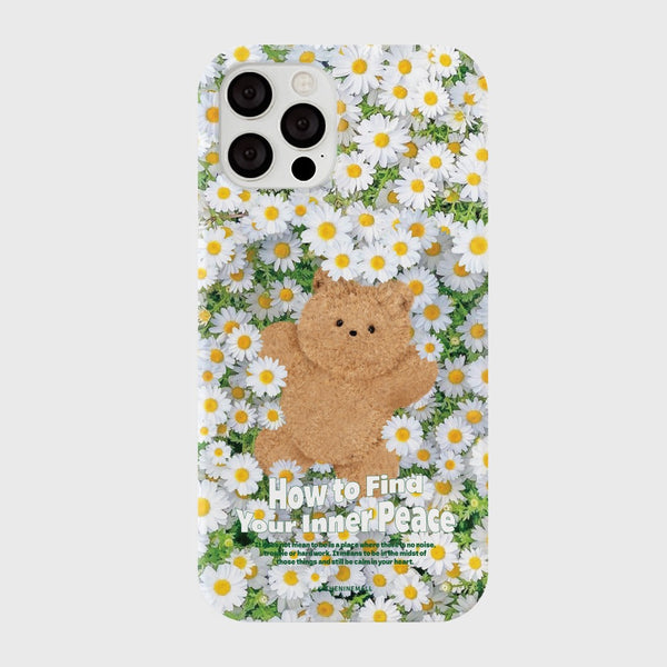 [THENINEMALL] Gummy Daisy Inner Peace Hard Phone Case (2 types)