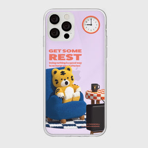 [THENINEMALL] Rest Hey Tiger Mirror Phone Case