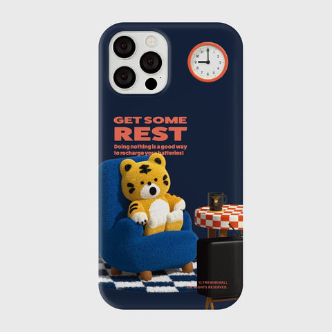 [THENINEMALL] Rest Hey Tiger Hard Phone Case (2 types)