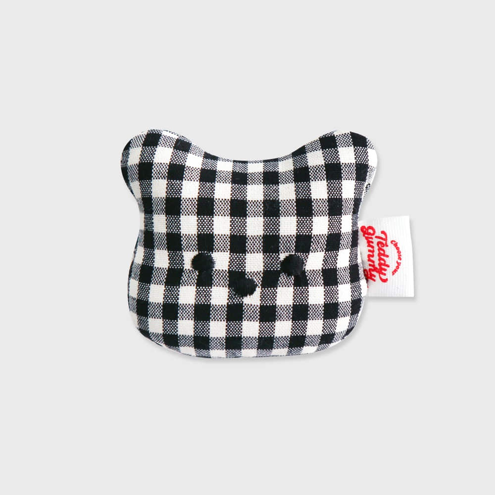 [THENINEMALL] Gingham Gummy Cushion Tok