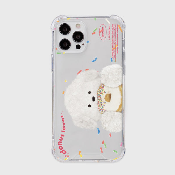[THENINEMALL] 스프링클 도넛 뽀꾸 Clear Phone Case (3 types)