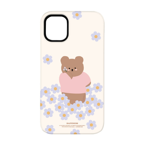 [MOMO CASE] 486 꽃받베어 Phone Case