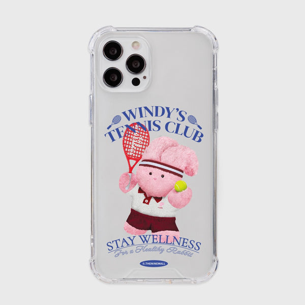 [THENINEMALL] 윈디 테니스 클럽 Clear Phone Case (3 types)