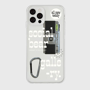 [THENINEMALL] 소셜베어 갤러리 Clear Phone Case (3 types)