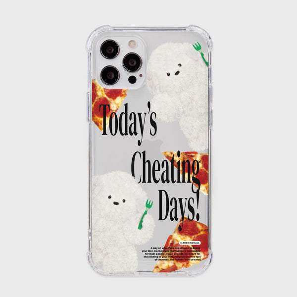 [THENINEMALL] Cheating Day Ppokku Clear Phone Case (3 types)