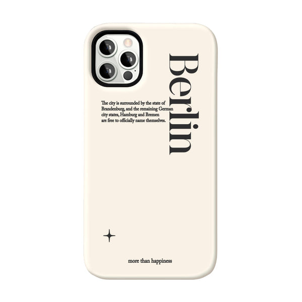 [MOMO CASE] 518 Berlin(크림) Phone Case