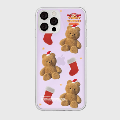 [THENINEMALL] Pattern Holiday Edition Gummy Mirror Phone Case