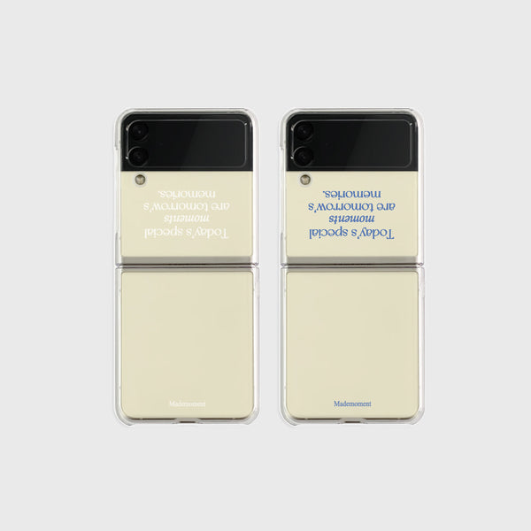 [Mademoment] 스페셜모먼트 레터링 디자인 Clear Phone Case (4 Types)