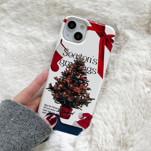 [Mademoment] Season Joy Lettering Design Phone Case