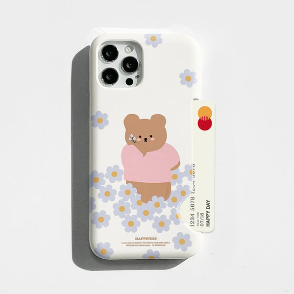 [MOMO CASE] 486 꽃받베어 Phone Case