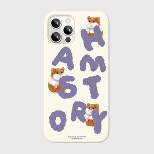 [MOMO CASE] 524 HAMSTORY(브라운) Phone Case