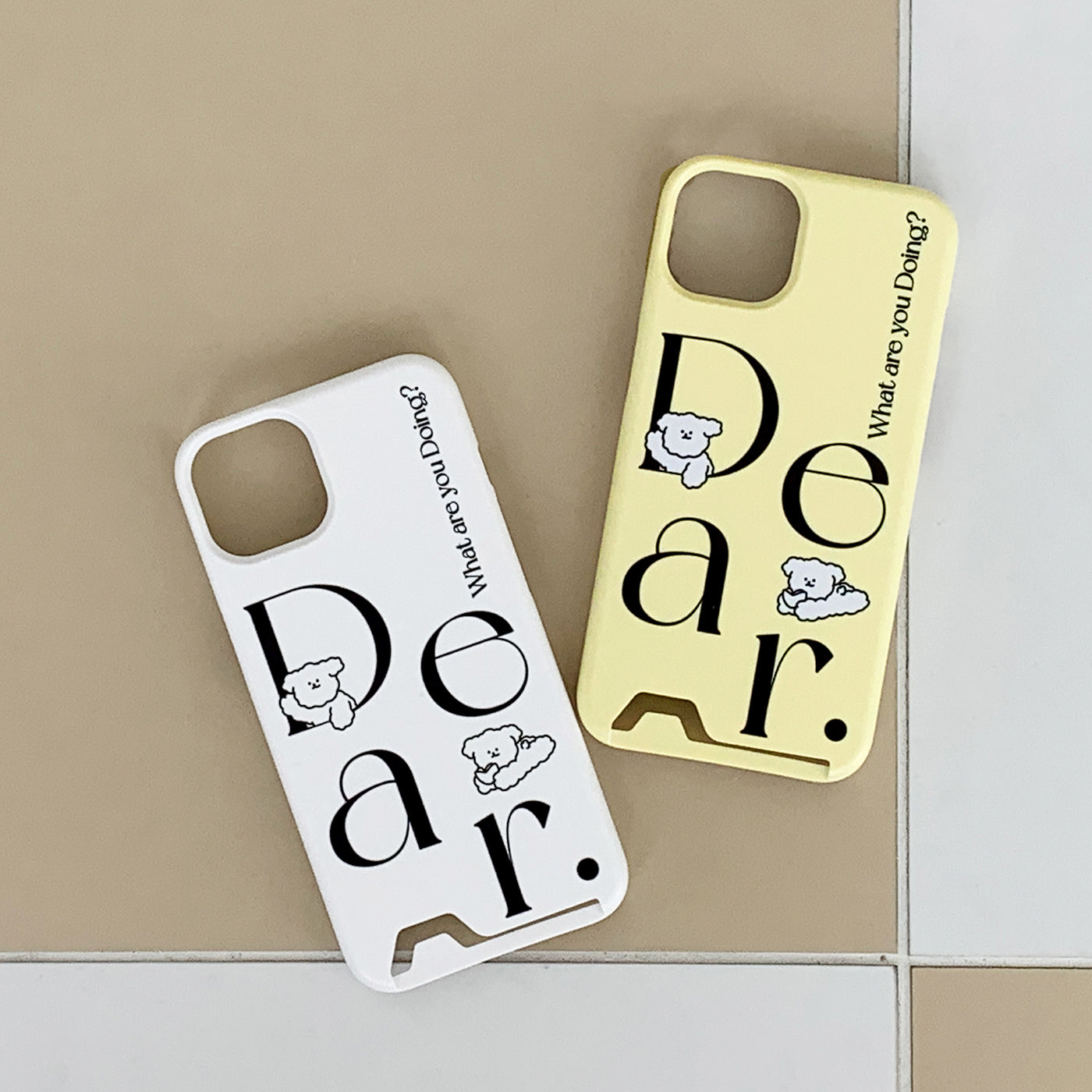 [Mademoment] Dear Molly Lettering Design Phone Case