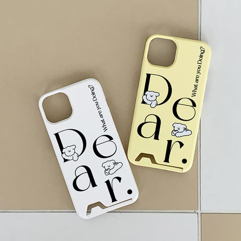 [Mademoment] Dear Molly Lettering Design Phone Case