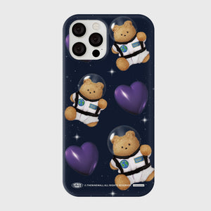 [THENINEMALL] Pattern Heart Space Hard Phone Case (2 types)