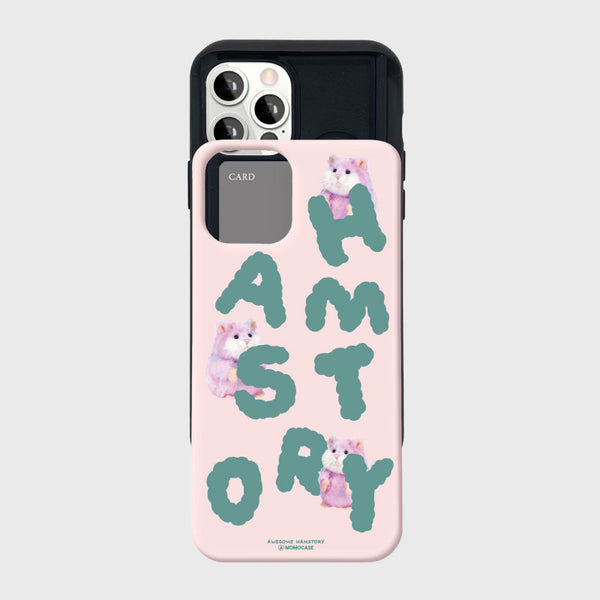 [MOMO CASE] 525 HAMSTORY(핑크) Phone Case