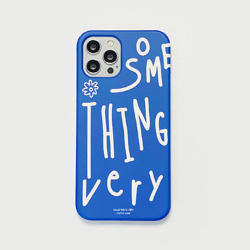 [MOMO CASE] 509 SOMETHING(블루) Phone Case