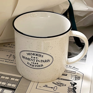 [Mademoment] Paris in Moments Cookie White Mug 410ml
