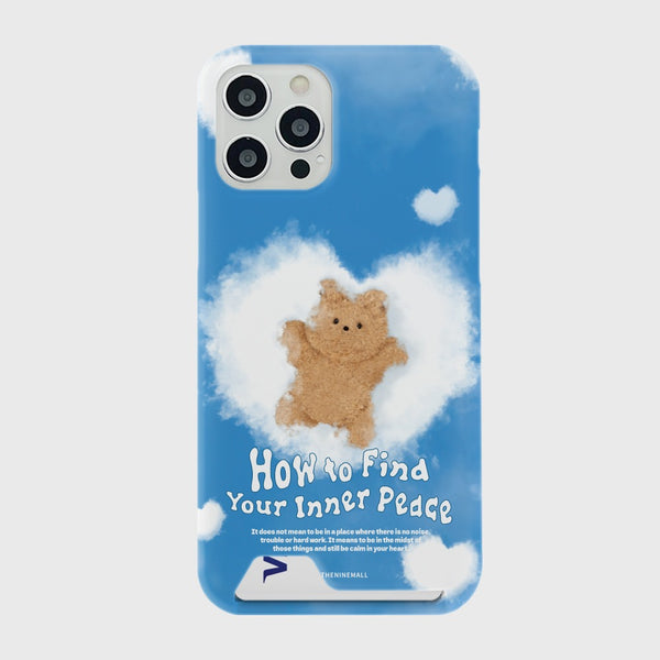 [THENINEMALL] Gummy Cloud Inner Peace Hard Phone Case (2 types)