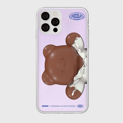 [THENINEMALL] 빅 초콜릿 구미 Mirror Phone Case