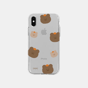 [DEEPING CASE] 애기귤곰 패턴 Jelly Case