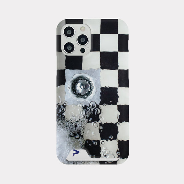 [Mademoment] Checkers Fish Bowl Design Phone Case