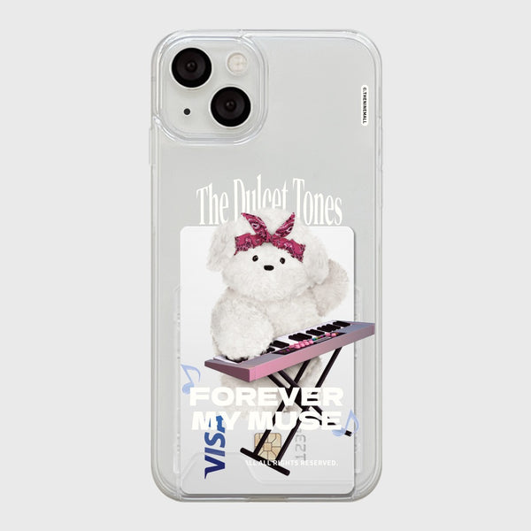 [THENINEMALL] Blue Muse Ppokku Clear Phone Case (3 types)