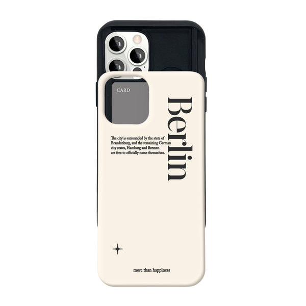 [MOMO CASE] 518 Berlin(크림) Phone Case