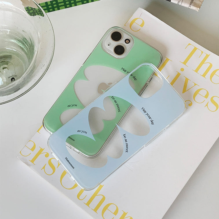 [Mademoment] 메이유얼데이 프레임 디자인 Clear Phone Case (2 Types)