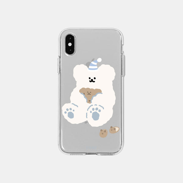 [DEEPING CASE] 파자마베어 Jelly Case (Blue)