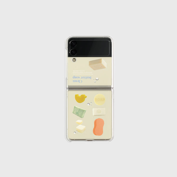 [Mademoment] 클린버터 디자인 Clear Phone Case (3 Types)