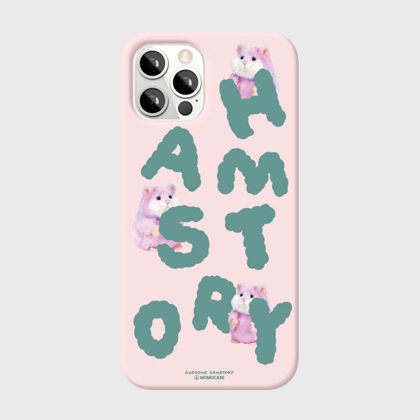 [MOMO CASE] 525 HAMSTORY(핑크) Phone Case