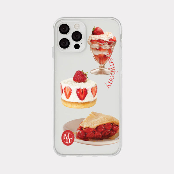 [Mademoment] Taste Sweet Design Clear Phone Case (4 Types)