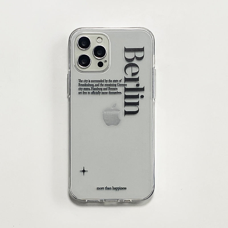 [MOMO CASE] 519 Berlin(블랙) Jelly Case