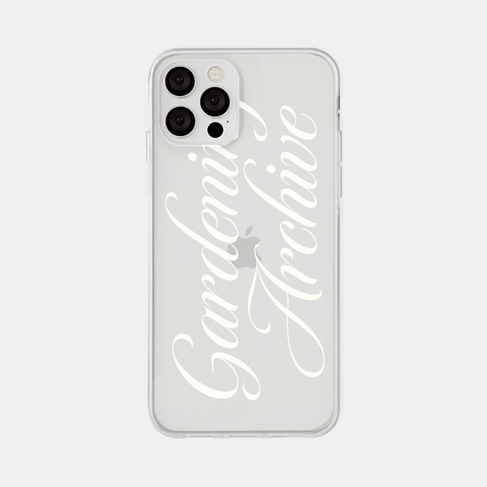 [Mademoment] Gardening Archive Design Clear Phone Case (4 Types)