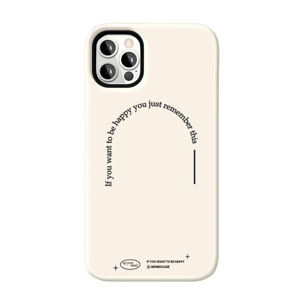 [MOMO CASE] 522 Remember(크림) Phone Case