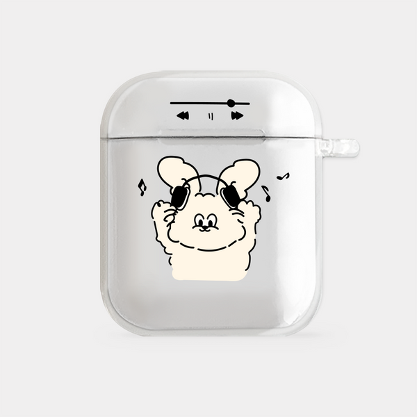 [Mademoment] Melody Butty Design Clear AirPods Case