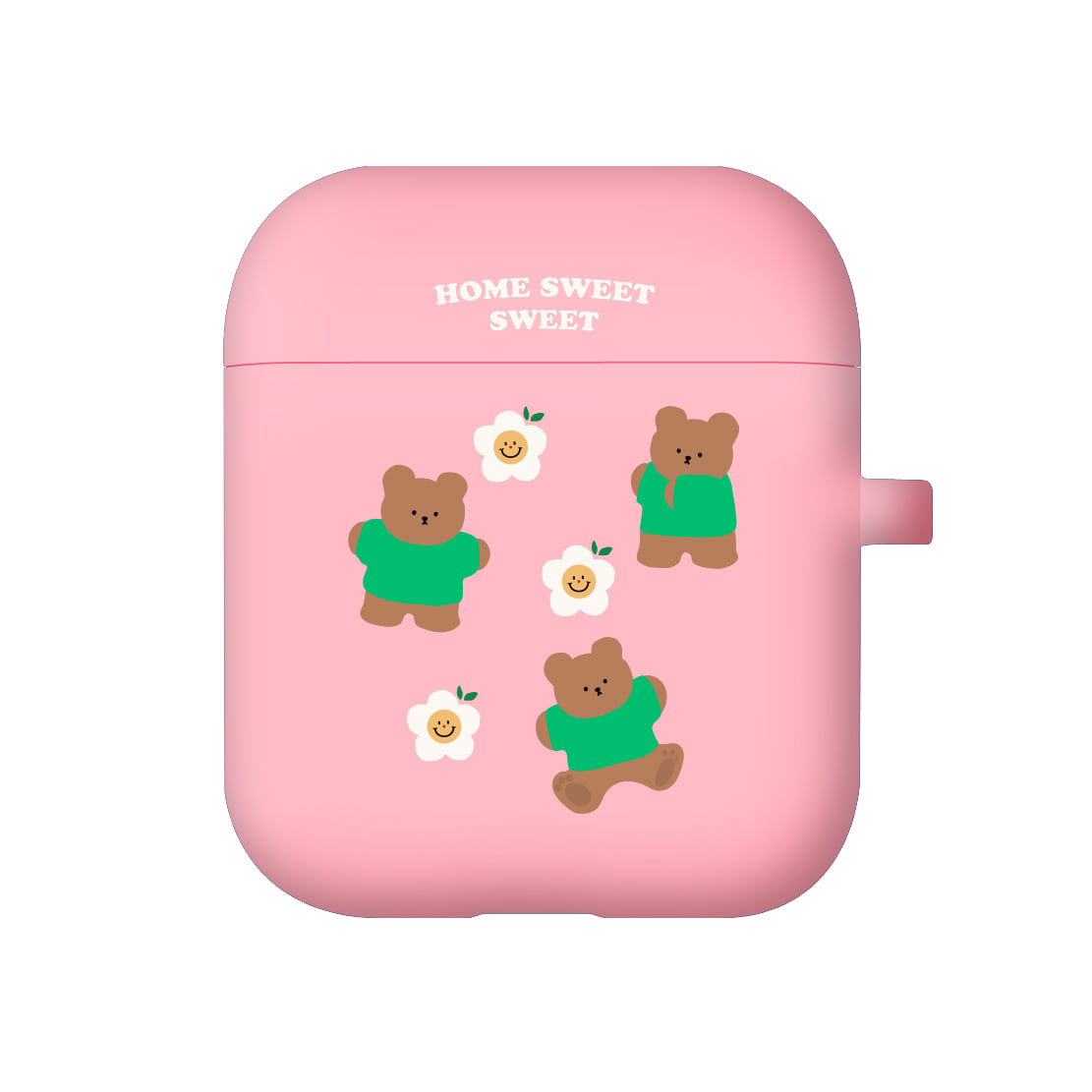 [MOMO CASE] 496 스윗카모베어 Color Jelly Airpods Case (10 Colors)
