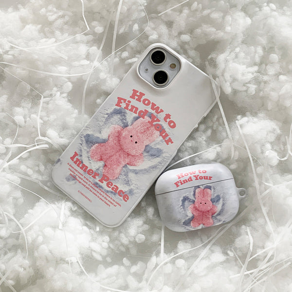 [THENINEMALL] Windy Snow Inner Peace Hard Phone Case (2 types)